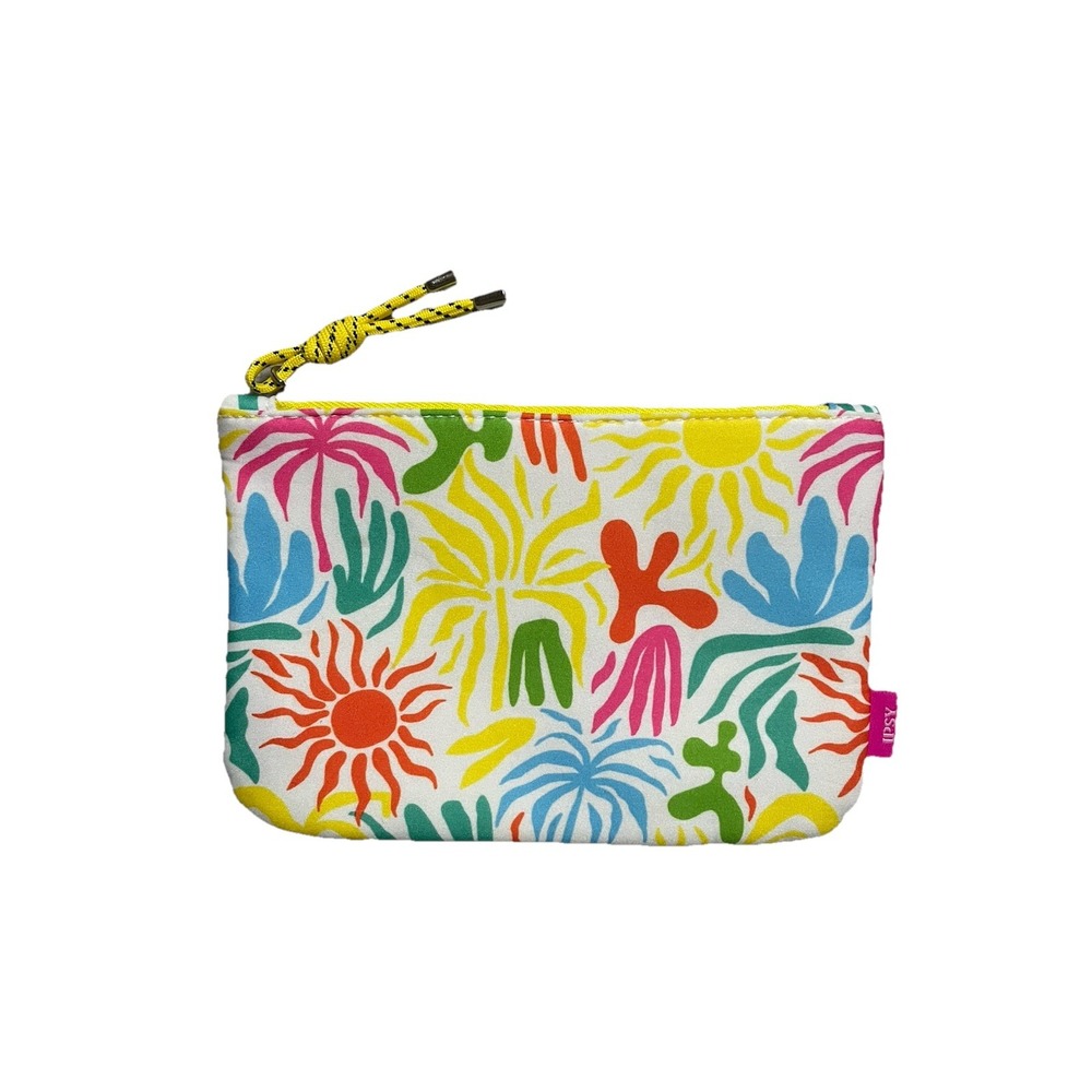 IPSY Glam Bag Makeup Cosmetic Bag Yellow June 2024
